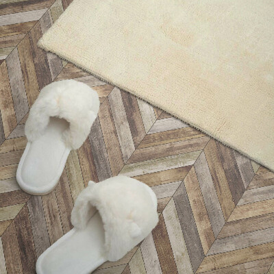Pvc wall panel square Herringbone made of natural boards