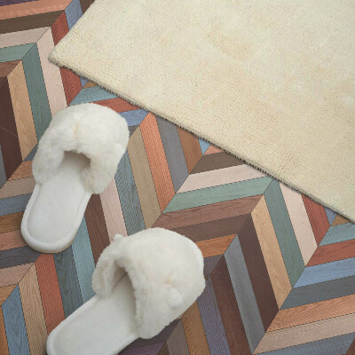 Pvc wall panel square Wood inspired herringbone pattern