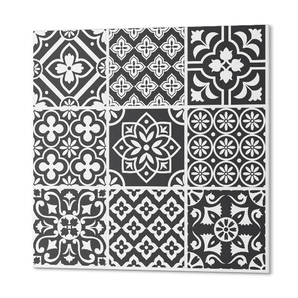 Wall panel square Stylish geometry in the form of tiles