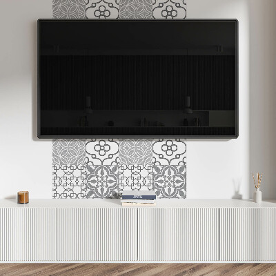 Pvc wall panel square Arrangement of geometric patterns