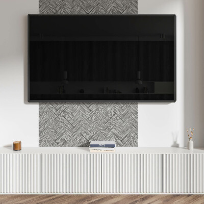 Wall paneling Wooden braid weave
