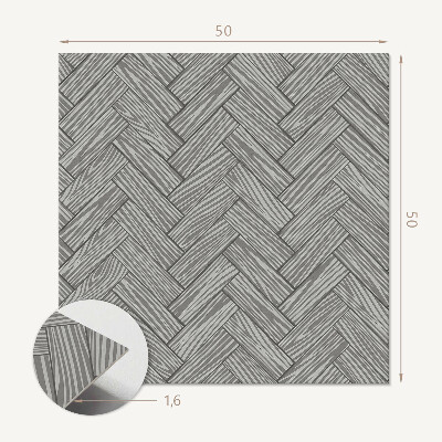 Wall paneling Wooden braid weave