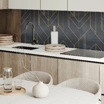 Wall paneling Lines in abstract geometry