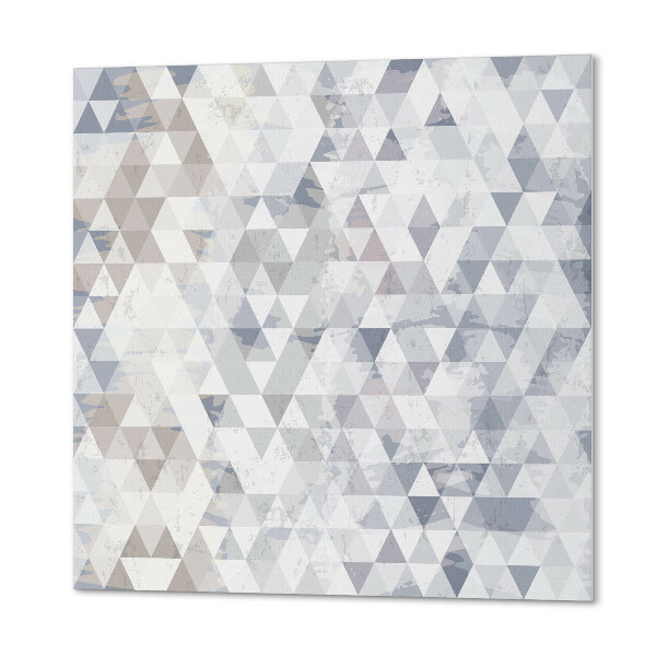 Pvc wall panel square Geometric style with triangles