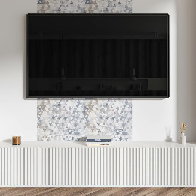 Pvc wall panel square Geometric style with triangles