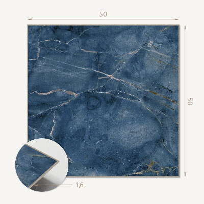 Wall panel square Organic style stone motif