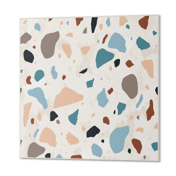 Wall panel square Stylish design with stone accents