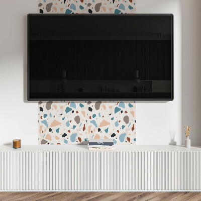 Wall panel square Stylish design with stone accents