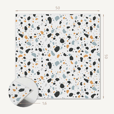 Pvc wall panel square Abstract stains