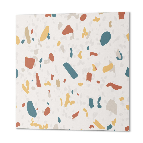 Wall panel square Stylish motif with abstract forms