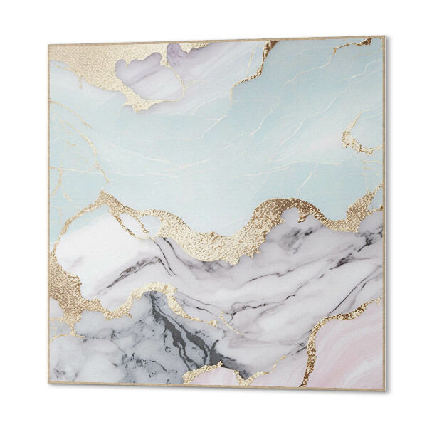 Pvc wall panel square Marble graphics in an abstract version