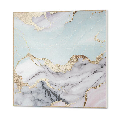 Pvc wall panel square Marble graphics in an abstract version