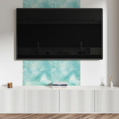 Wall paneling Abstract motif in the form of flowing lines