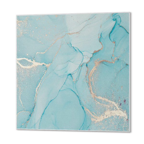 Wall panel square Abstract design in fluid shapes