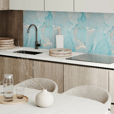Wall panel square Abstract design in fluid shapes