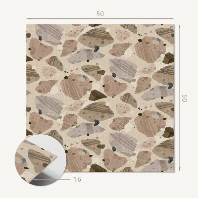 Pvc wall panel square Modern stone patterns