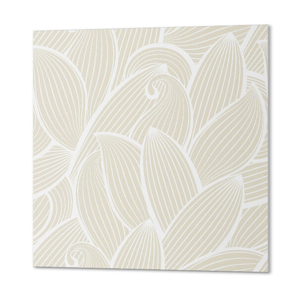 Pvc wall panel square Light leaves in wave patterns