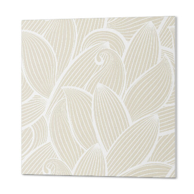 Pvc wall panel square Light leaves in wave patterns