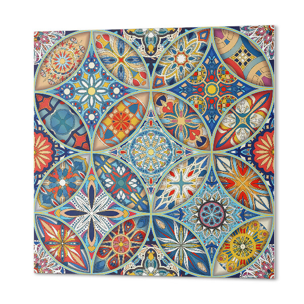 Pvc wall panel square Mosaic Geometry in Symmetry