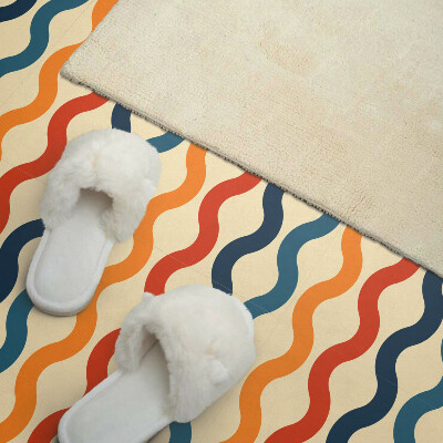 Pvc wall panel square Harmony of waves in a rhythmic pattern