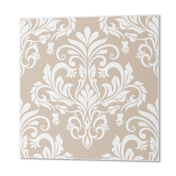 Wall panel square Chic floral pattern