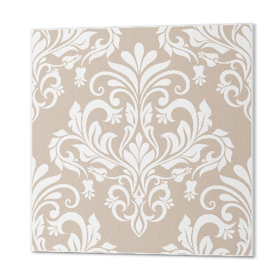 Wall panel square Chic floral pattern