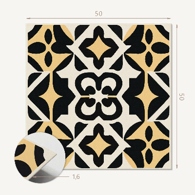 Wall paneling Geometric shapes with motifs