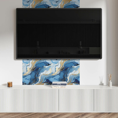 Wall paneling Creative spots and waves in abstraction