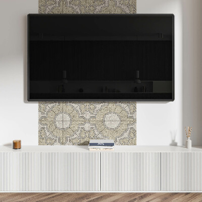 Wall paneling Mosaic pattern with decorative details