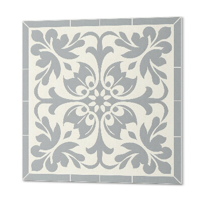 Pvc wall panel square Plant motif on tiles