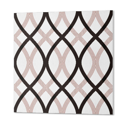 Pvc wall panel square A classy wavy motif