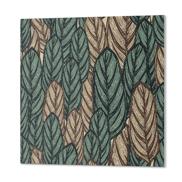 Wall panel square Leaf pattern
