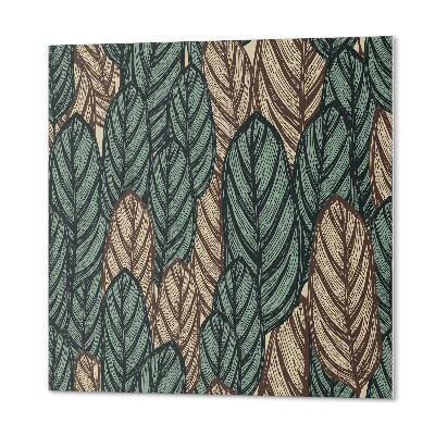 Wall panel square Leaf pattern