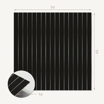 Wall paneling Vertical stripes