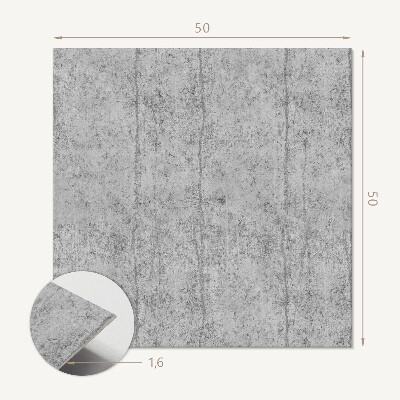 Wall panel square Graphic concrete pattern with drawings
