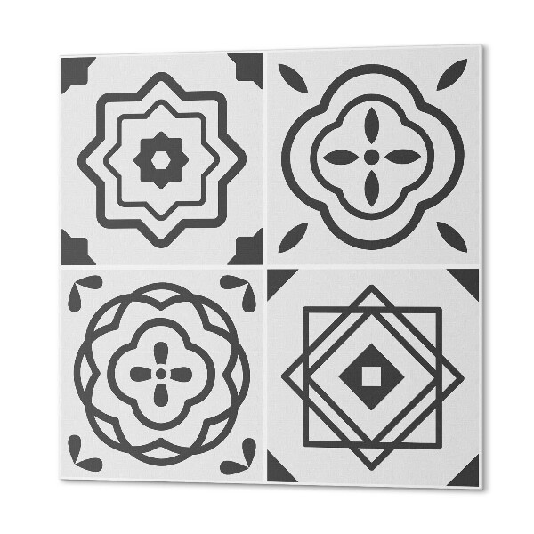 Wall panel square Patterns in geometric squares