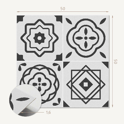 Wall panel square Patterns in geometric squares