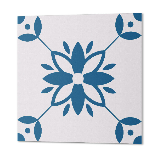 Wall paneling Floral pattern with leafy accents