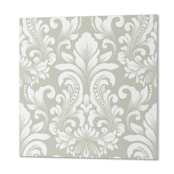 Pvc wall panel square Decorative plant patterns with ornaments