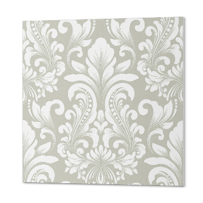 Pvc wall panel square Decorative plant patterns with ornaments