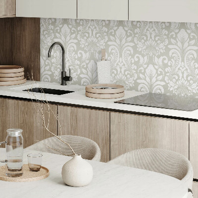 Pvc wall panel square Decorative plant patterns with ornaments