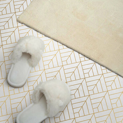 Pvc wall panel square 3D leaf pattern