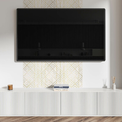 Pvc wall panel square 3D leaf pattern