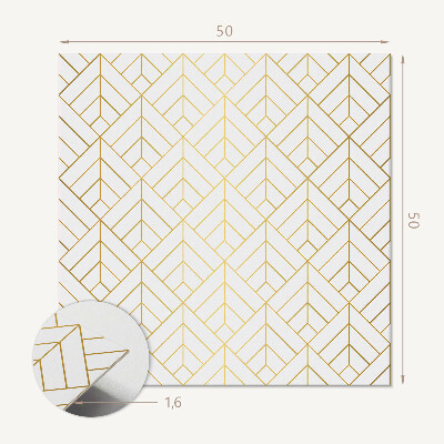 Pvc wall panel square 3D leaf pattern