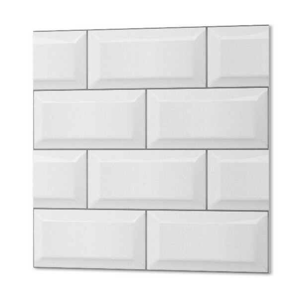 Wall paneling Brick motif in minimalist design