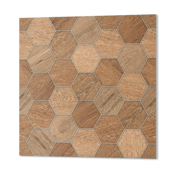 Wall panel square Geometry of hexagonal tiles