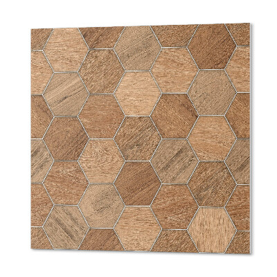 Wall panel square Geometry of hexagonal tiles