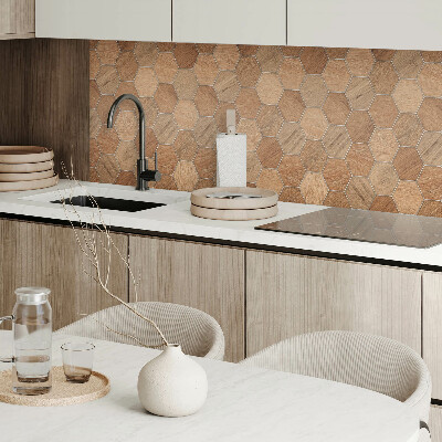 Wall panel square Geometry of hexagonal tiles