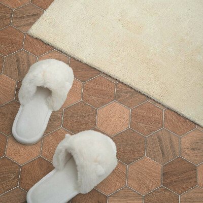 Wall panel square Geometry of hexagonal tiles