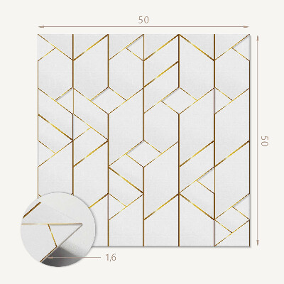 Wall paneling Abstract line pattern in geometric style
